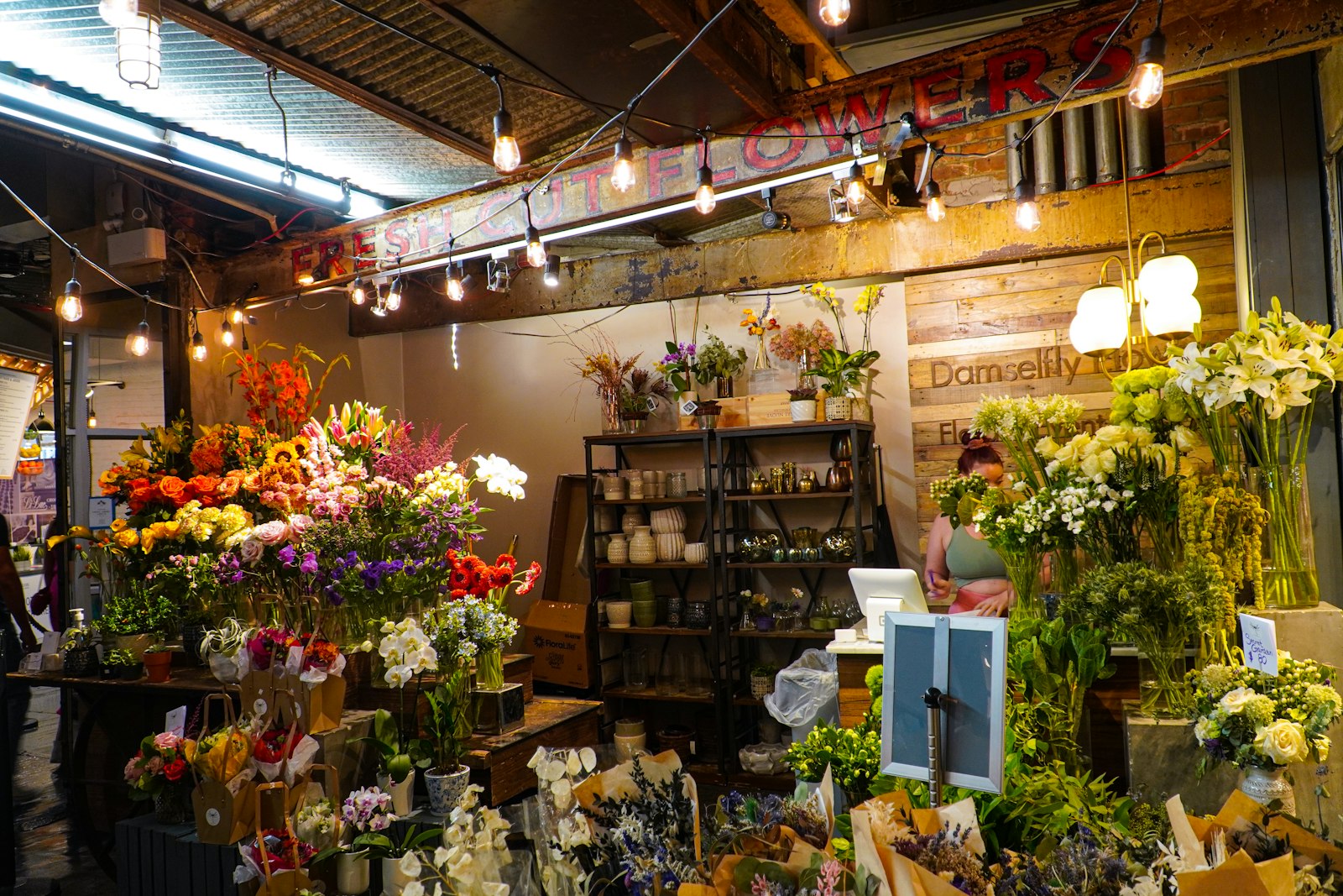 零售花店收银场景